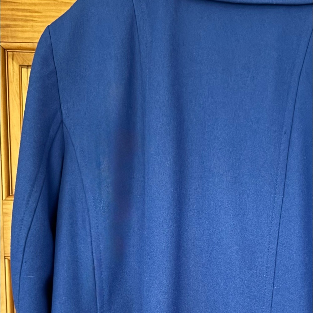 Anne Klein Royal Blue Double Breasted Wool Coat/Jacket, Plus Size 2X - Picture 5 of 5